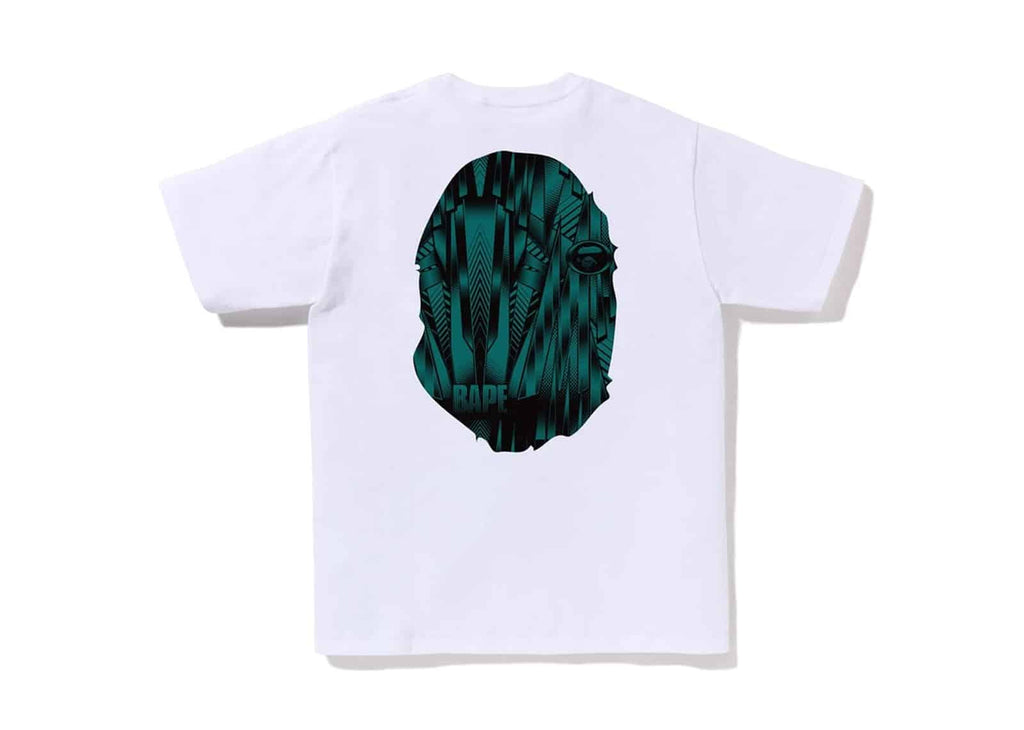 Bape Speed Racer Big Ape Head Tee White/Blue