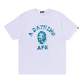 Bape Radiation Blue Camo College Tee