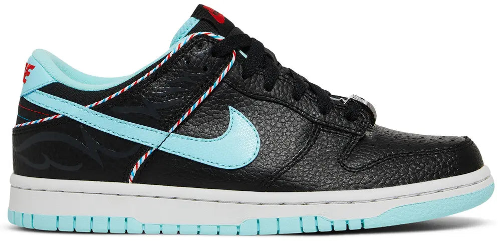 Nike Dunk Low GS 'Barber Shop-Black'
