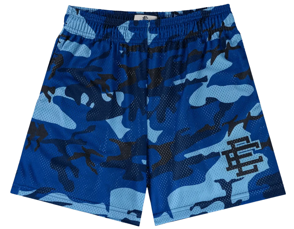 Eric Emanuel EE Basic Shorts Blue/Black Camo
