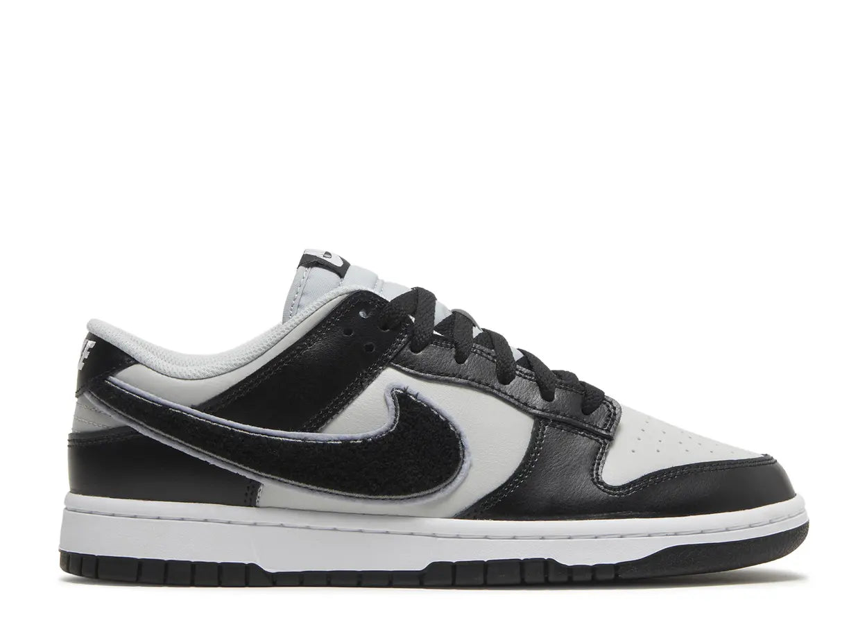 Nike Dunk Low ‘Chenille Swoosh Black Grey’