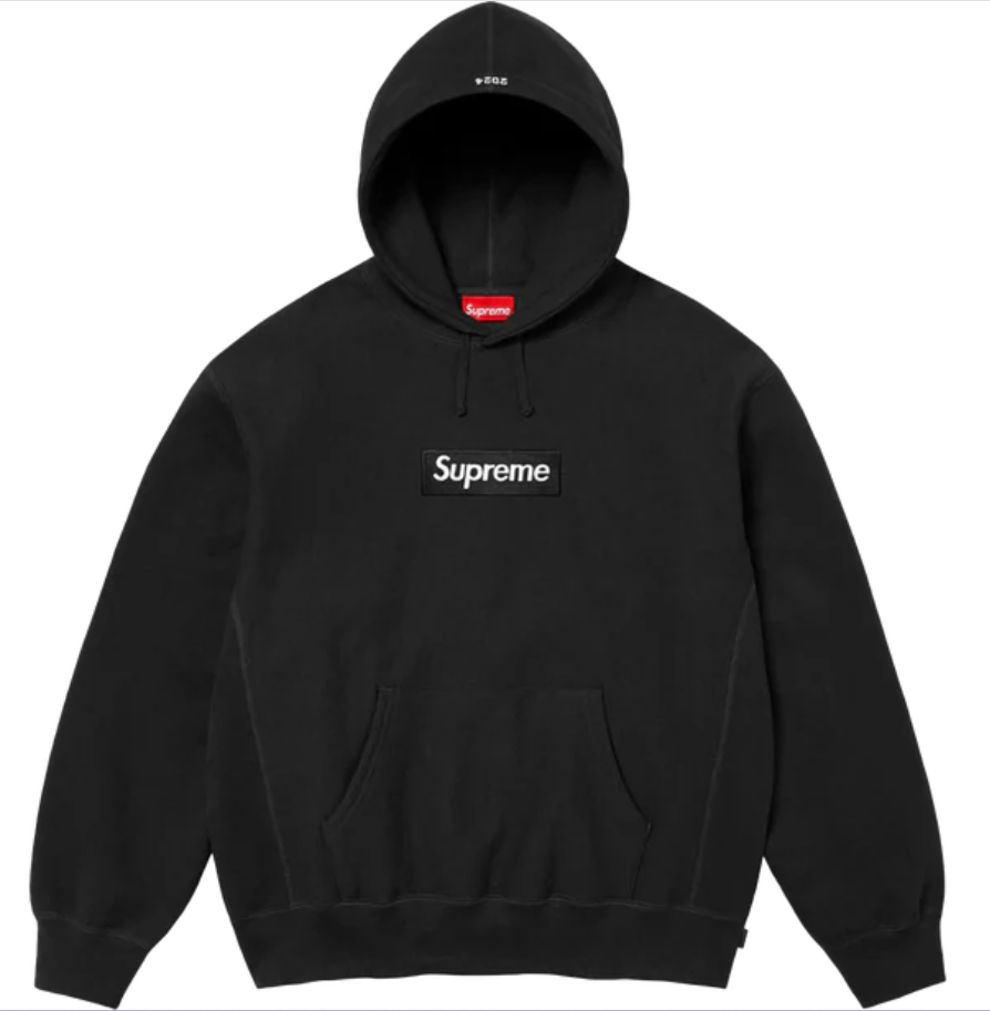 Supreme Box Logo Hooded Sweatshirt 'Black FW 24'