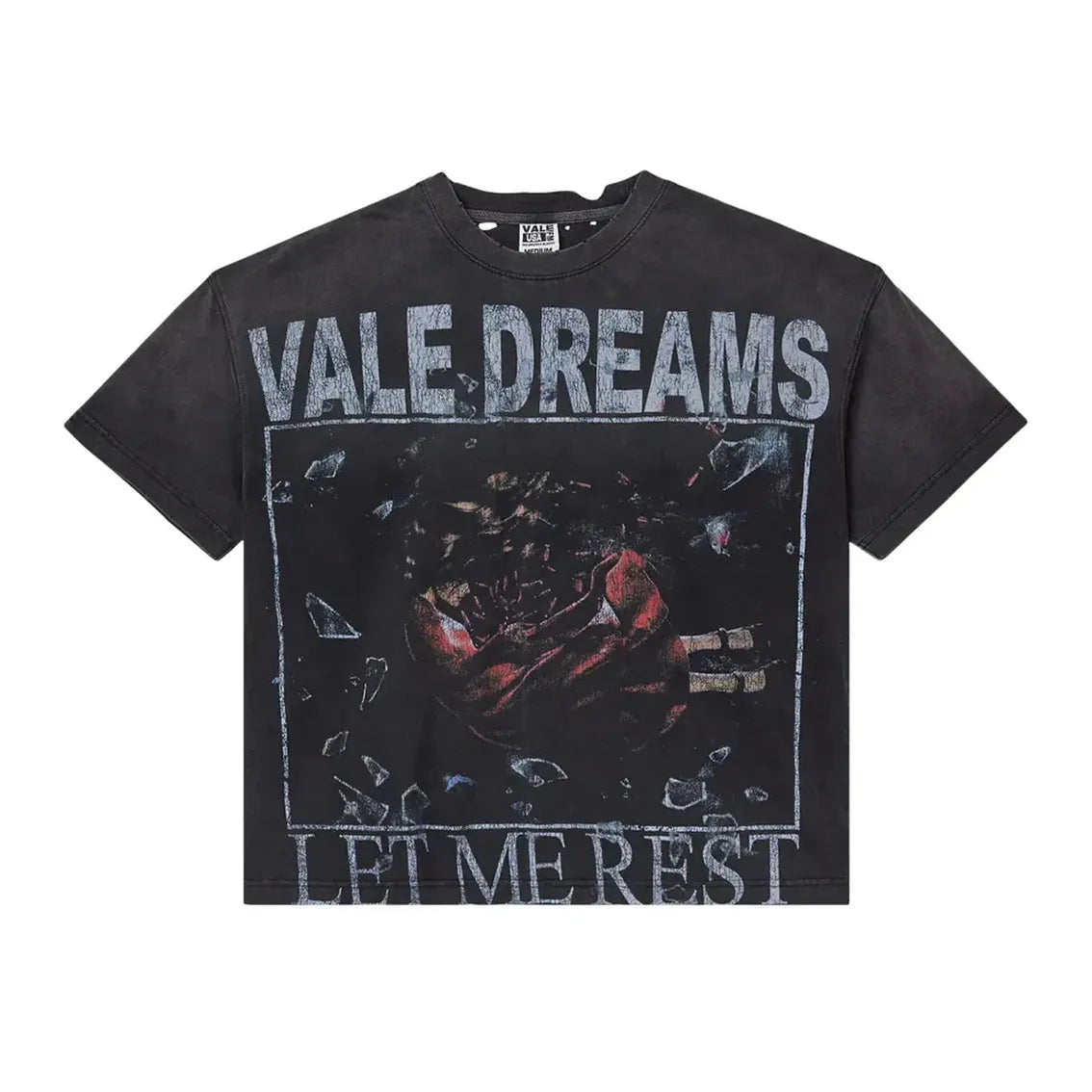 Vale Forever Red Dress Tee Black