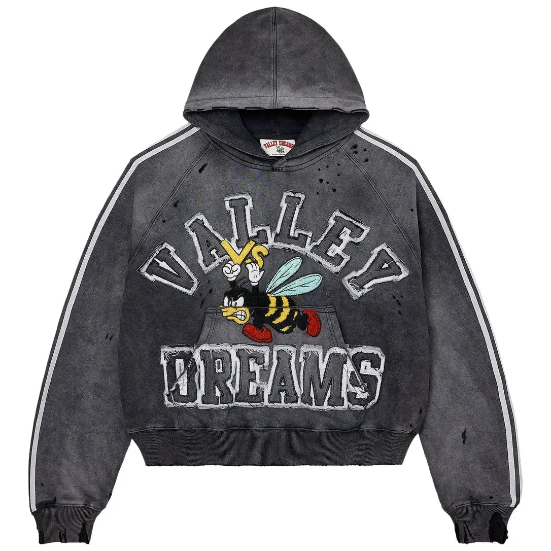 Vale Forever Anthem Pullover Hoodie 'Black/Mono'