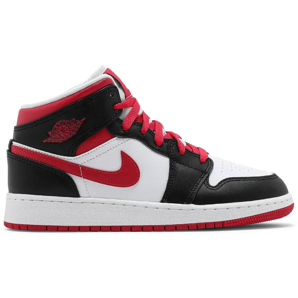 Jordan 1 Mid GS 'White Very Berry'